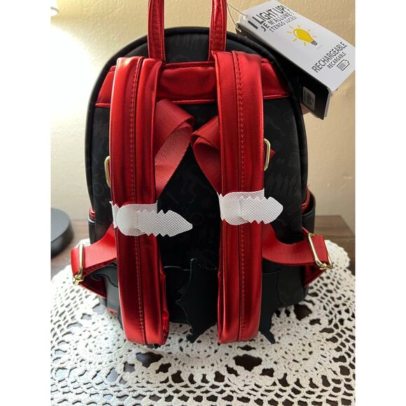 Loungefly Stranger Things Group Portrait Light Up Mini Backpack - Picture 3 of 8